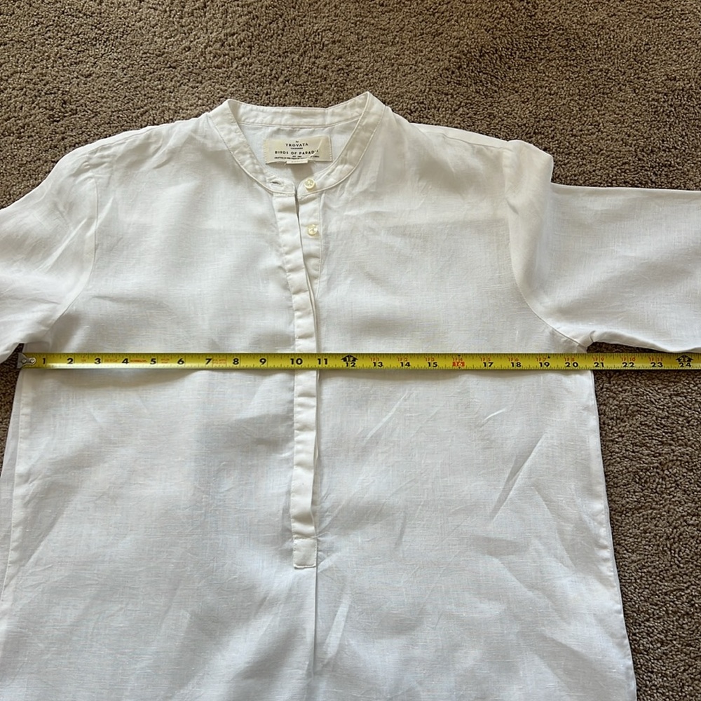 TROVATA Linen Tori Henley Tunic - Picture 15 of 15
